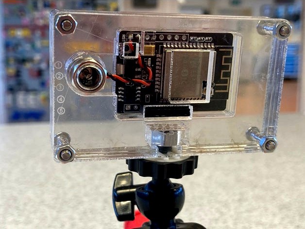 ESP32-cam laser cut acrylic enclosure by ajvdmeij