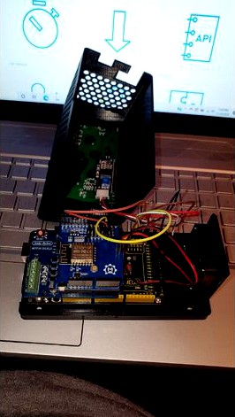 DCC EX / DCC++ case for Arduino and motor shield by dcyale