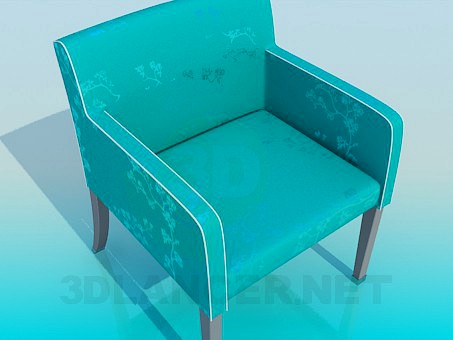 3D Model Fabric upholstered chair