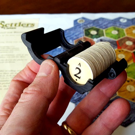 Settlers of Catan Number Marker Box by SteveJohnsen