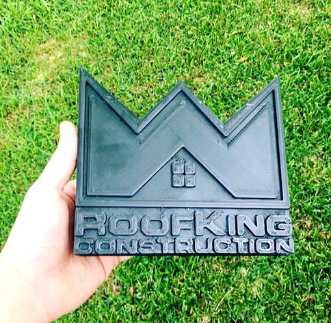 RoofKing Construction Logo by texas_cowboy