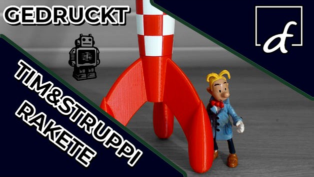 Tintin Rocket (Tim und Struppi) by artefactus