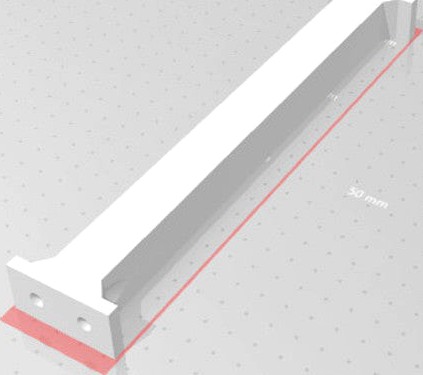 Ender 5 -  Extra Tall Back Overhead Spool Holder Extension, Direct Drive by Sballa79