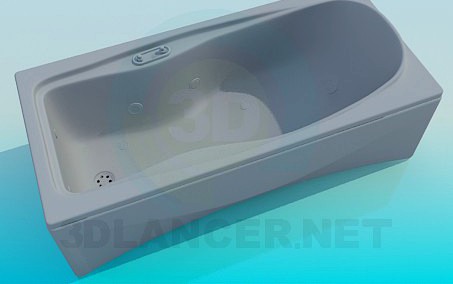 3D Model Rectangular tub