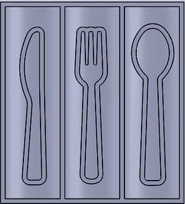 Silverware Holder by zachh135
