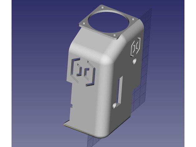 Artillery PCB cover with 40mm fan and logo by Juanlu46