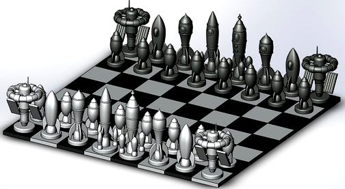 Rocket chess  by Boubamazing