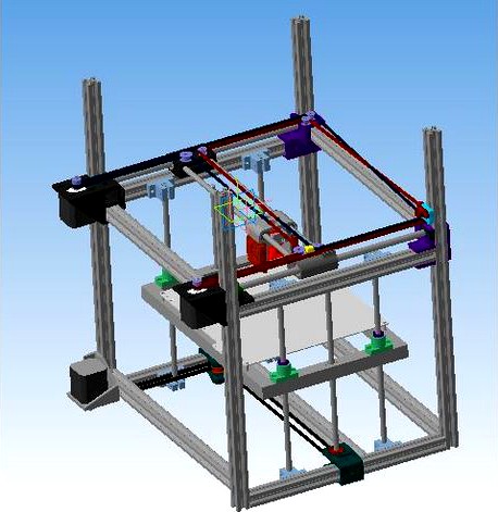 3D printer Cuboid 1.0 by Kaksdelat