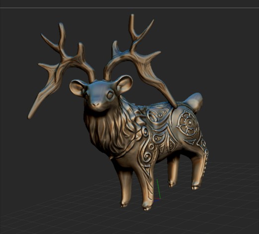 Golden Deer by laurencin