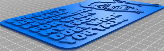 I CANNOT BE HELD RESPOSIBLE FOR WHAT MY FACE DOES WHEN YOU TALK, sign by beckerthorne