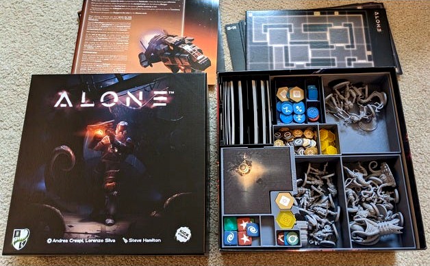 Alone Board Game Insert (Complete) by bourne42