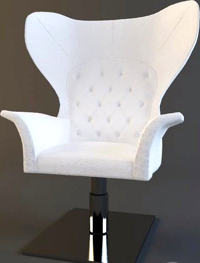 armchair york white_leather