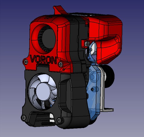 Voron afterburner mount for Ender 3 (bmg direct drive) by igalopaka