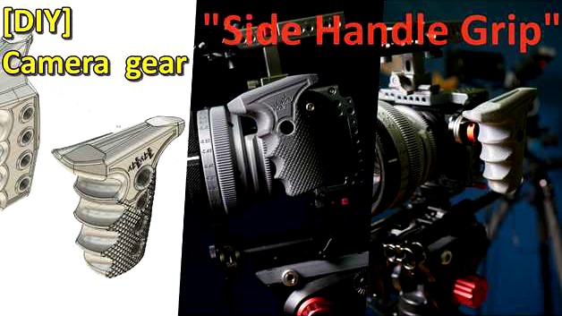 Camera gear, Side Handle grip (Arri Rosette mount & 1/4 screws fixed type) by DoNotLeaN