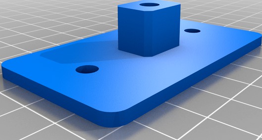 Modified Rectangle Ubiquiti NanoBeam Mount by newuser_416