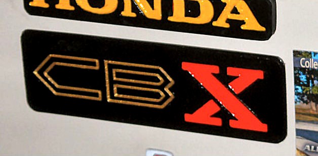 Honda CBX logo placard by ronschauer