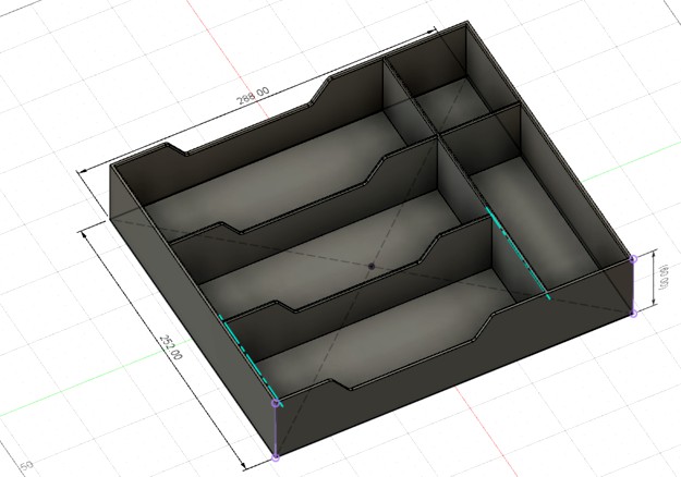 Cutlery drawer tray by DaveBZH