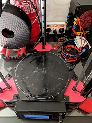 Kossel Mini FSR Bed Upgrade (MicroMake D1) by Lucidwolf