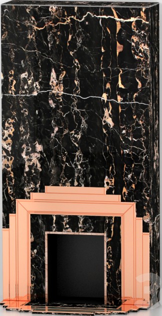 Камин ар-деко