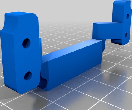 MN D90 Axle servo mount with steering link by Msantoyo