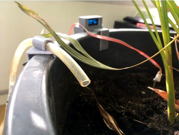 Automatic plant watering system by Nilkka