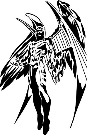 Archangel stencil by Longquang