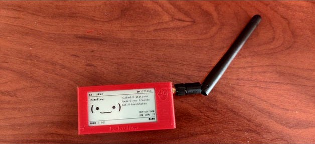 Pwnagotchi Case for Antenna and RTC mods by MrNellow