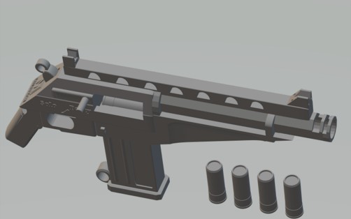 FHW: Militech Crusher Version 2 by thefreeheathen