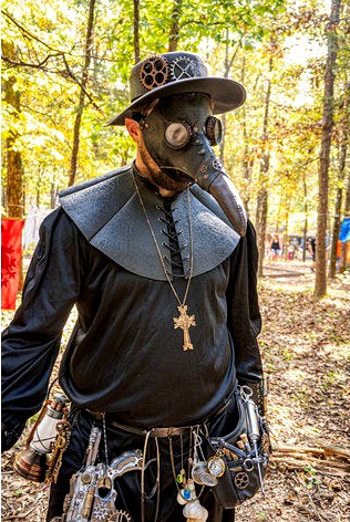 Extended Plague Doctor Mask Beak by sarahperdue5