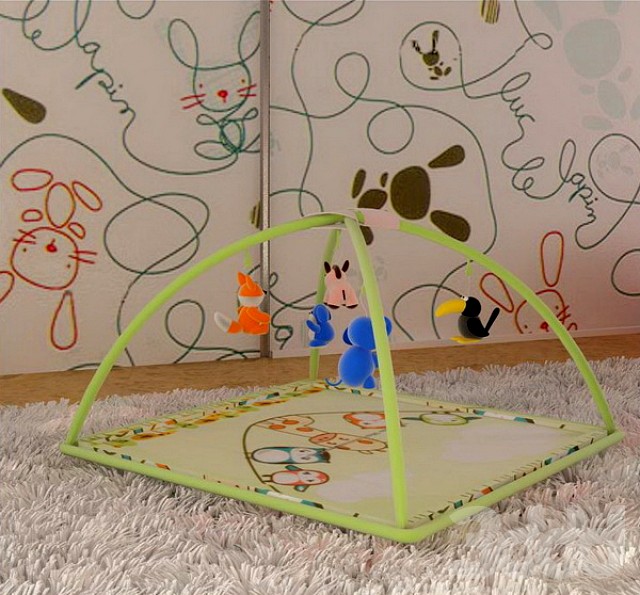 детский развивающий коврик