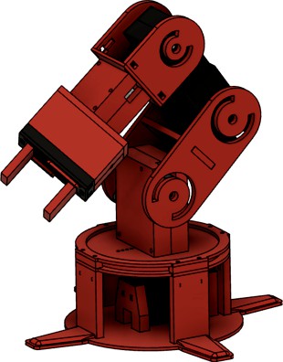 3D Printed Arduino Based Robotic Arm by BasementMaker