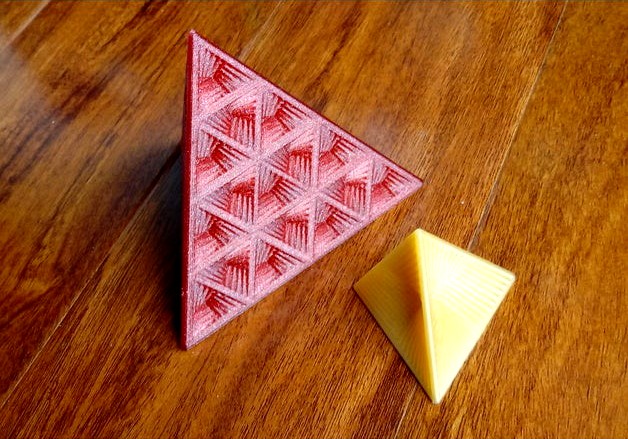 String tetrahedrons by JustinSDK