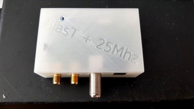 BiasT + 25Mhz reference housing BATC by DM4DS