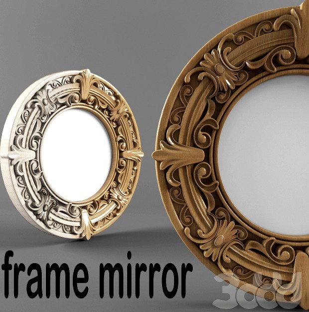 round frame mirror