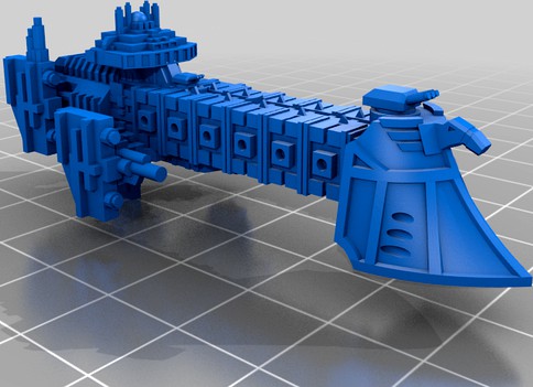 Devastator Pattern Strike Cruiser by HB-3D