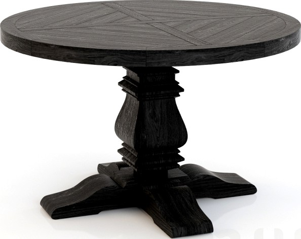 Restoration Hardware Pedestal Salvaged Round Tables