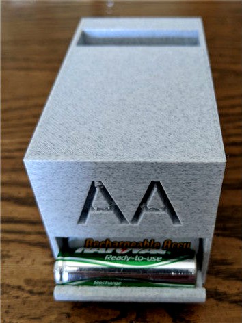 AA Battery holder by 3dougj