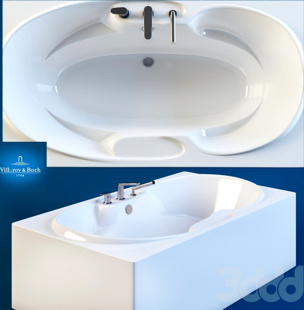 Ванна Villeroy &amp; Boch colorado, смеситель  Villeroy &amp; Boch  cult