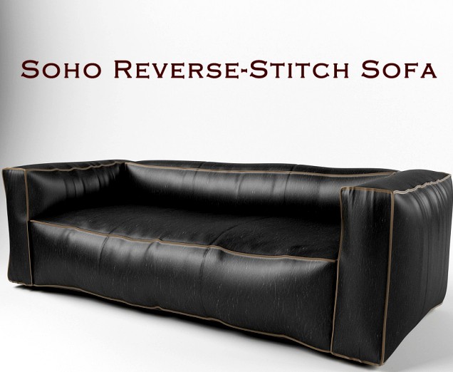 Soho Reverse-Stitch Sofa
