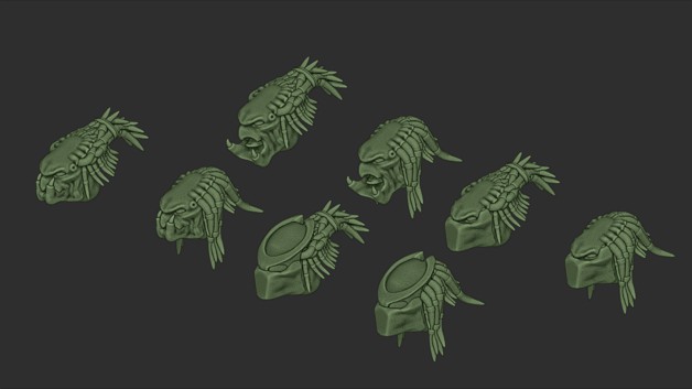 Ugly Mother Flockers -or- Heads for Cannibal Chickens who joined a Cult and love 80's action movies. by FelixTheCrazy