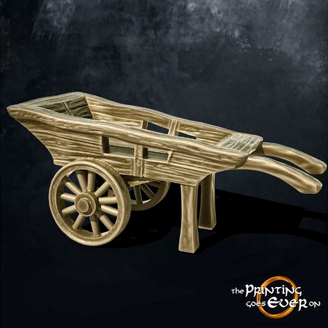 Wooden Cart by ThePrintingGoesEverOn