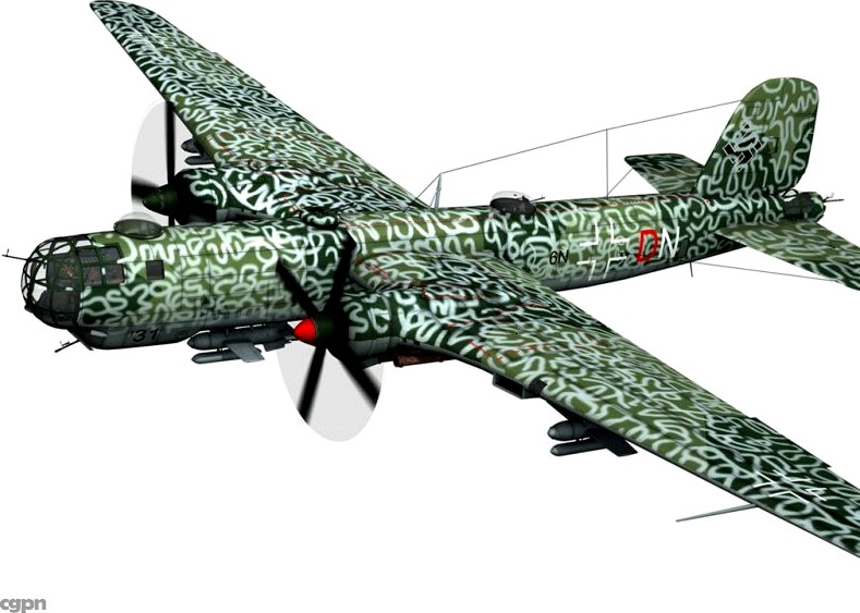 Heinkel He-177 A-5 - Greif - Navy3d model