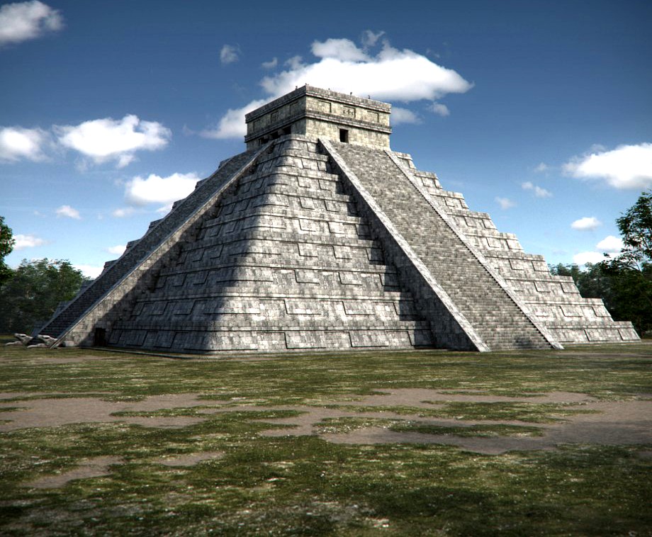 Chichen Itza Pyramid3d model