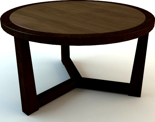 Wooden Tripod Table3d model