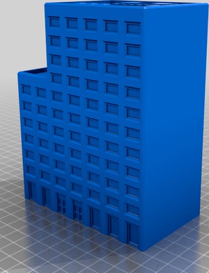 6mm Office Tower 6B - Hexed and Hexless by RainingFire