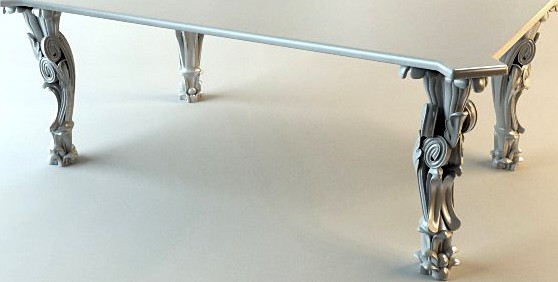 Strange kitchen table3d model