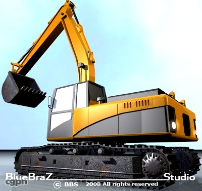 excavator3d model