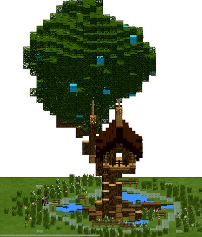 Minecraft Treehouse by Austinx77
