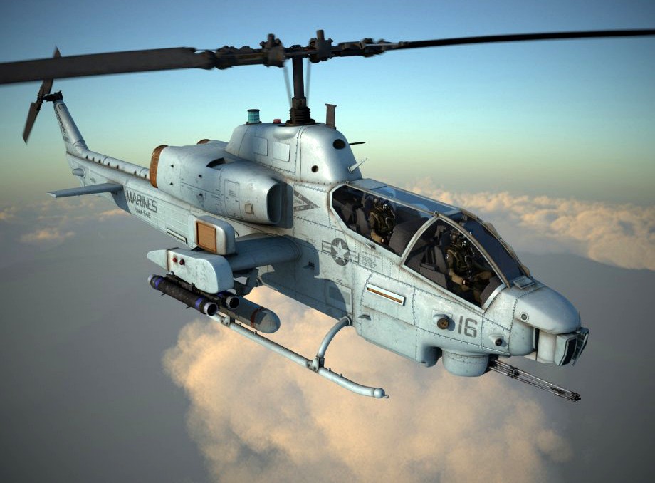 Bell AH-1W Super Cobra3d model