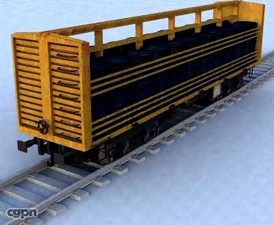 wagon043d model